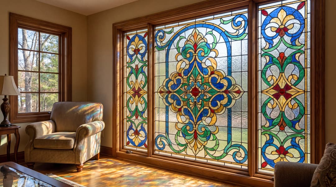 Stained Glass Installation