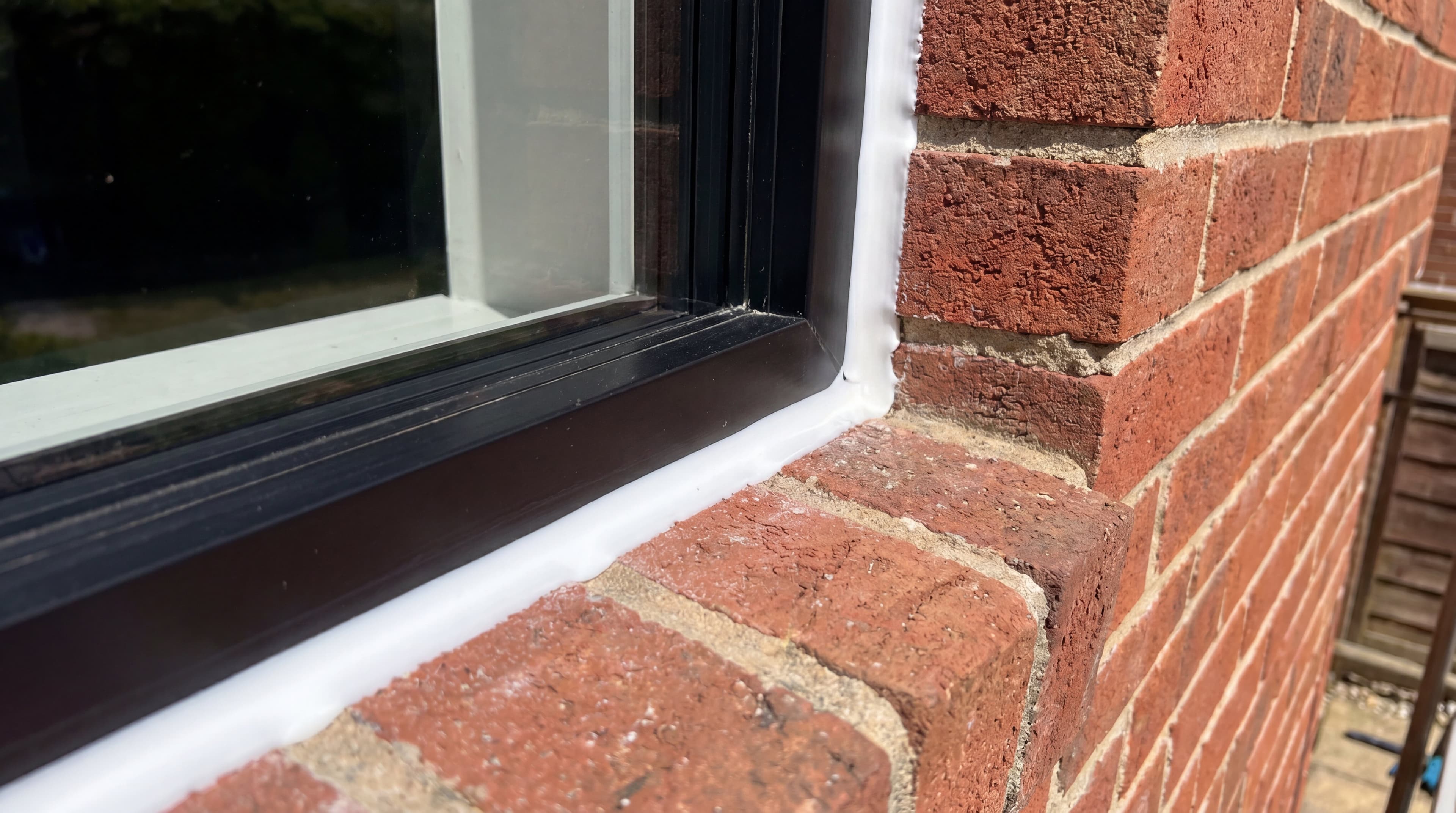 Professional window and door caulking service