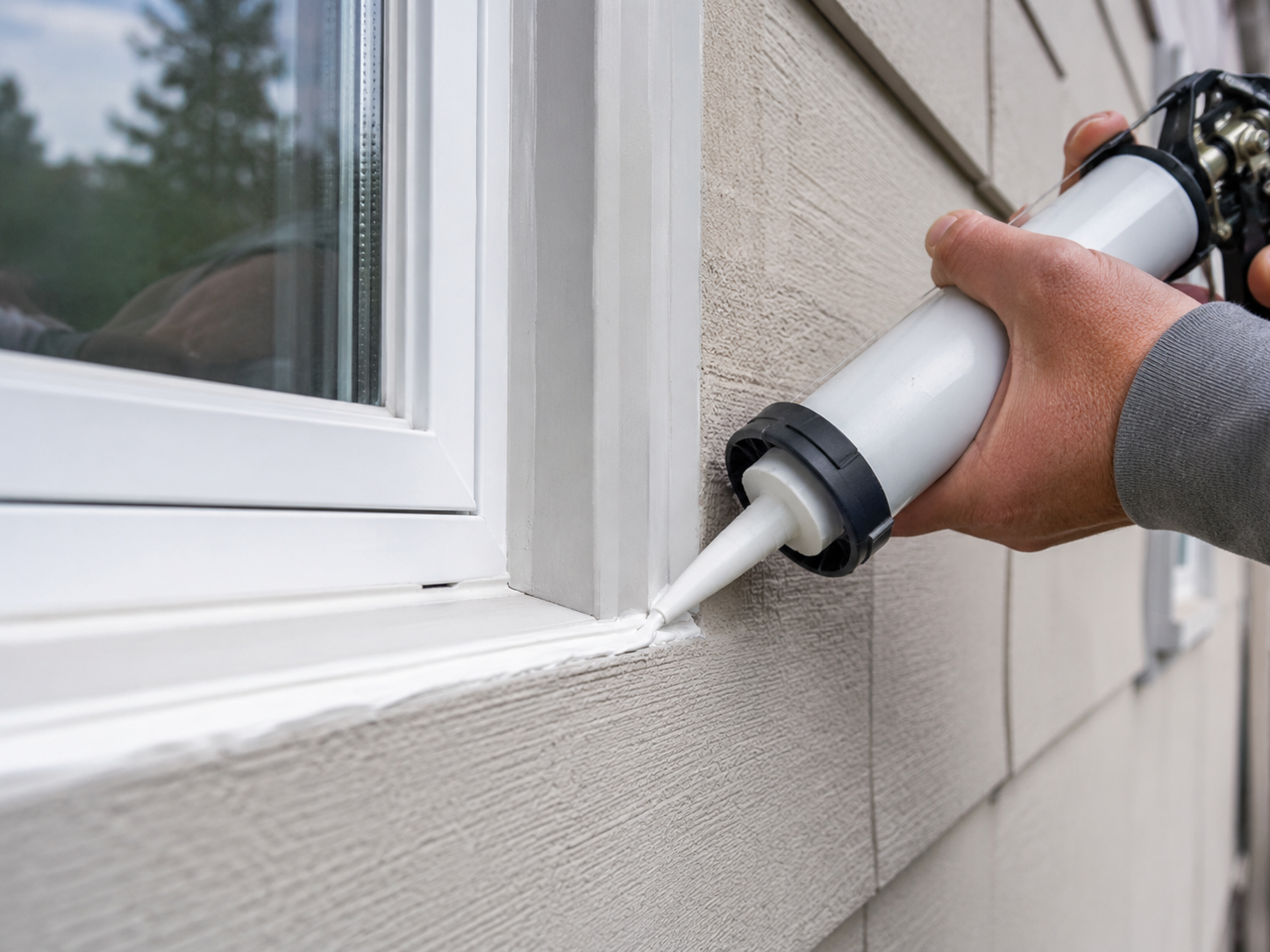 Window caulking project completed by Window Fix GTA in Bolton.