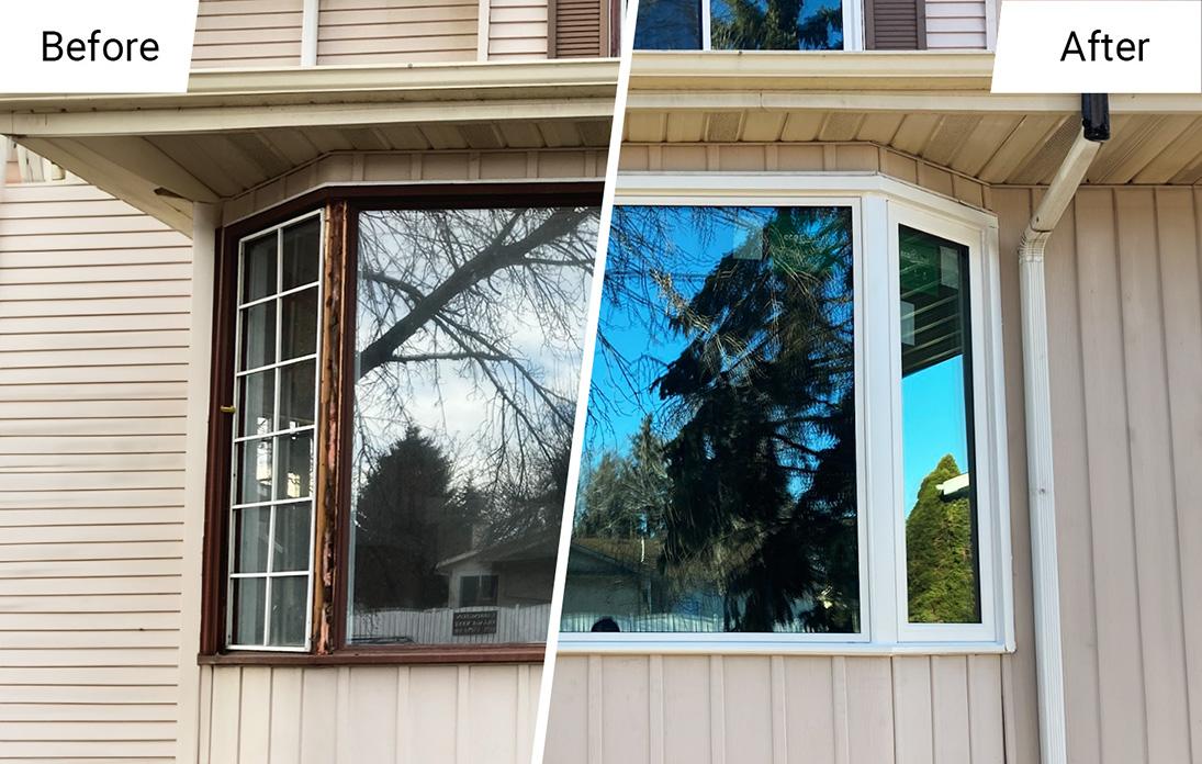 Broken glass replacement completed by Window Fix GTA in Whitby.