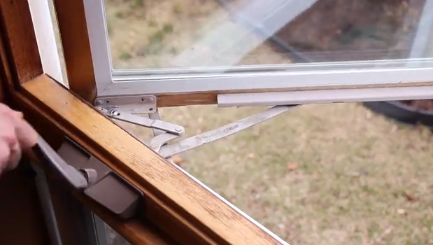 Carpentry & wood repair by Window Fix GTA in North York, featuring replaced wooden window hardware.